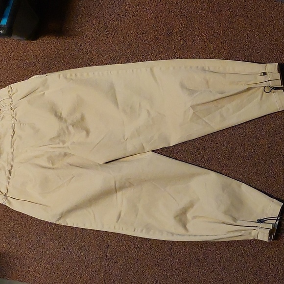 Alice + Olivia Pleated Chino Toggle Jogger Pants Sz 8 - Picture 8 of 10